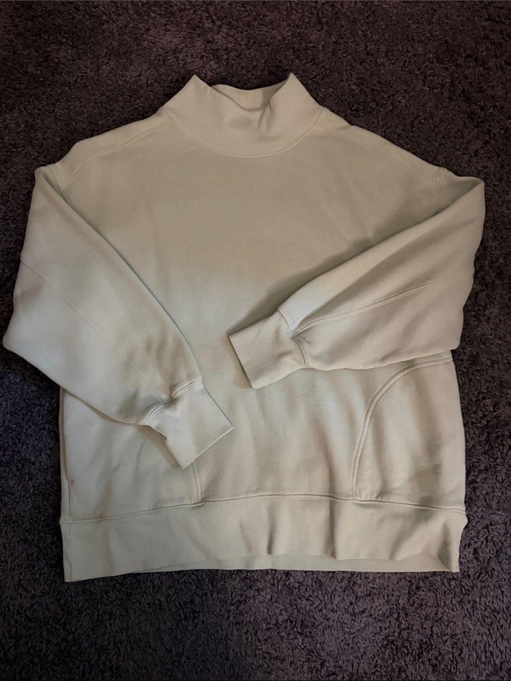 Aerie Mock Neck Pullover Sweatshirt